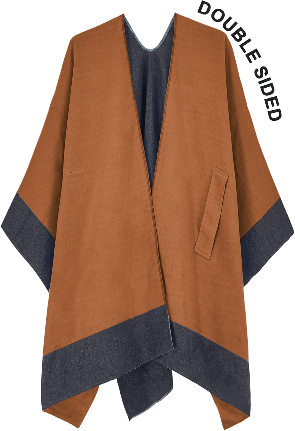 Moss Rose Women's Shawl Wrap Poncho Ruana Cape Open Front Cardigan Shawls for Spring Fall Winter