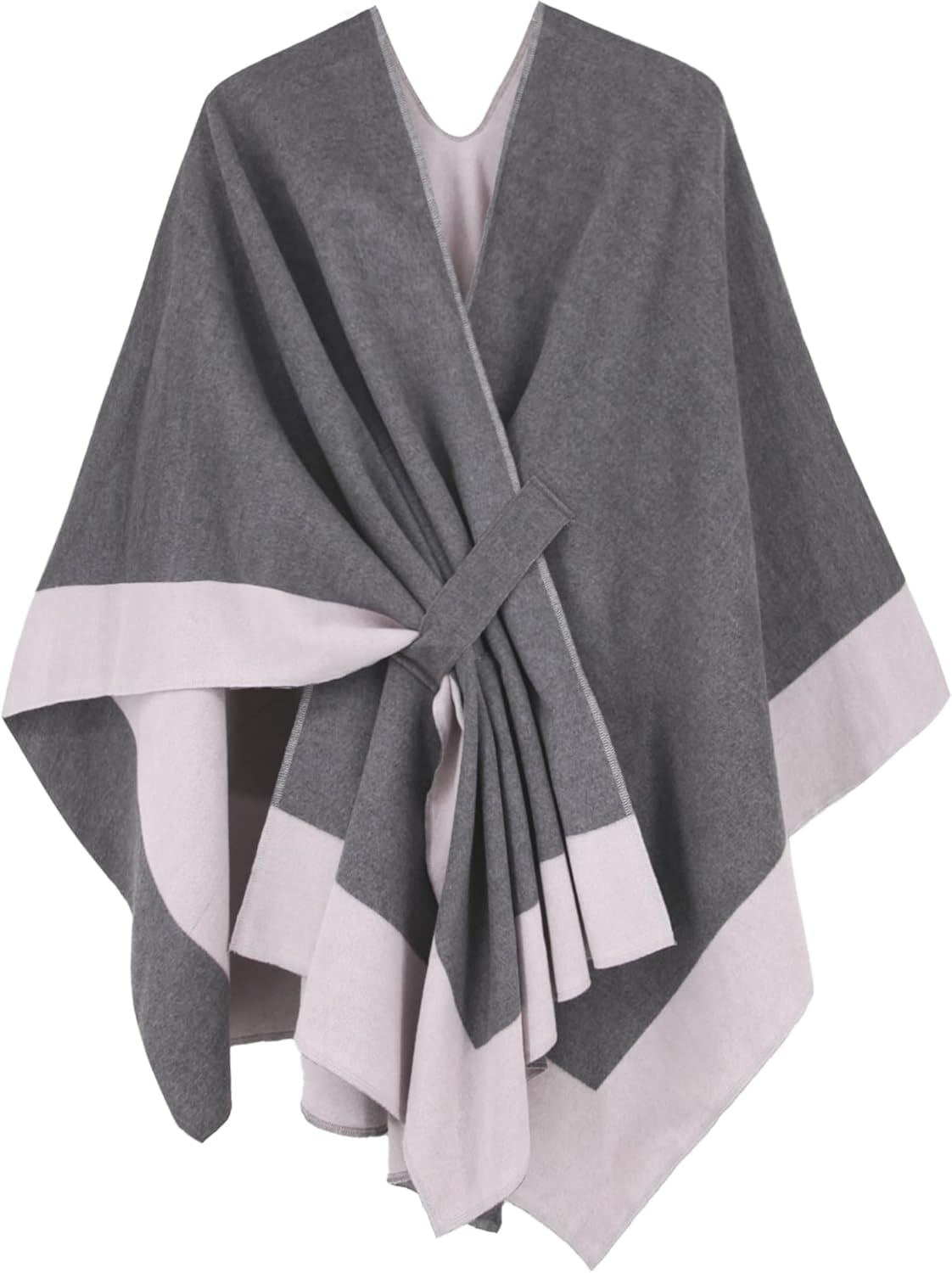 Moss Rose Women's Shawl Wrap Poncho Ruana Cape Open Front Cardigan Shawls for Spring Fall Winter