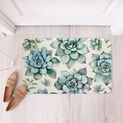 Erosebridal Yoga Bathroom Rugs Gradient Bath Mat,Meditation 20"X 32" Doormats Floor Mats for Kids Boys Girls Teens Lotus Art Non Slip Bath Rug