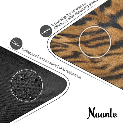 Naanle Sea Turtle Yoga Mat with Carrying Bag Set, Turtle Exercise Mat Foldable Non Slip Travel Lightweight Workout Rug for Home Gym Yoga Pilates Stretching Floor Fitness 71x26 in