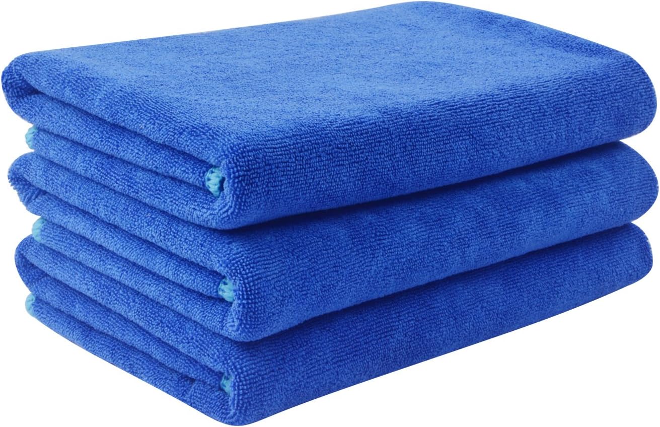 SINLAND Microfiber Gym Towels Super Absorbent Compact Travel Workout Towel Quick Dry Camping Sweat Towel for Sports Beach Swimming Backpacking Hiking and Yoga Men Women 16 Inch X 32 Inch