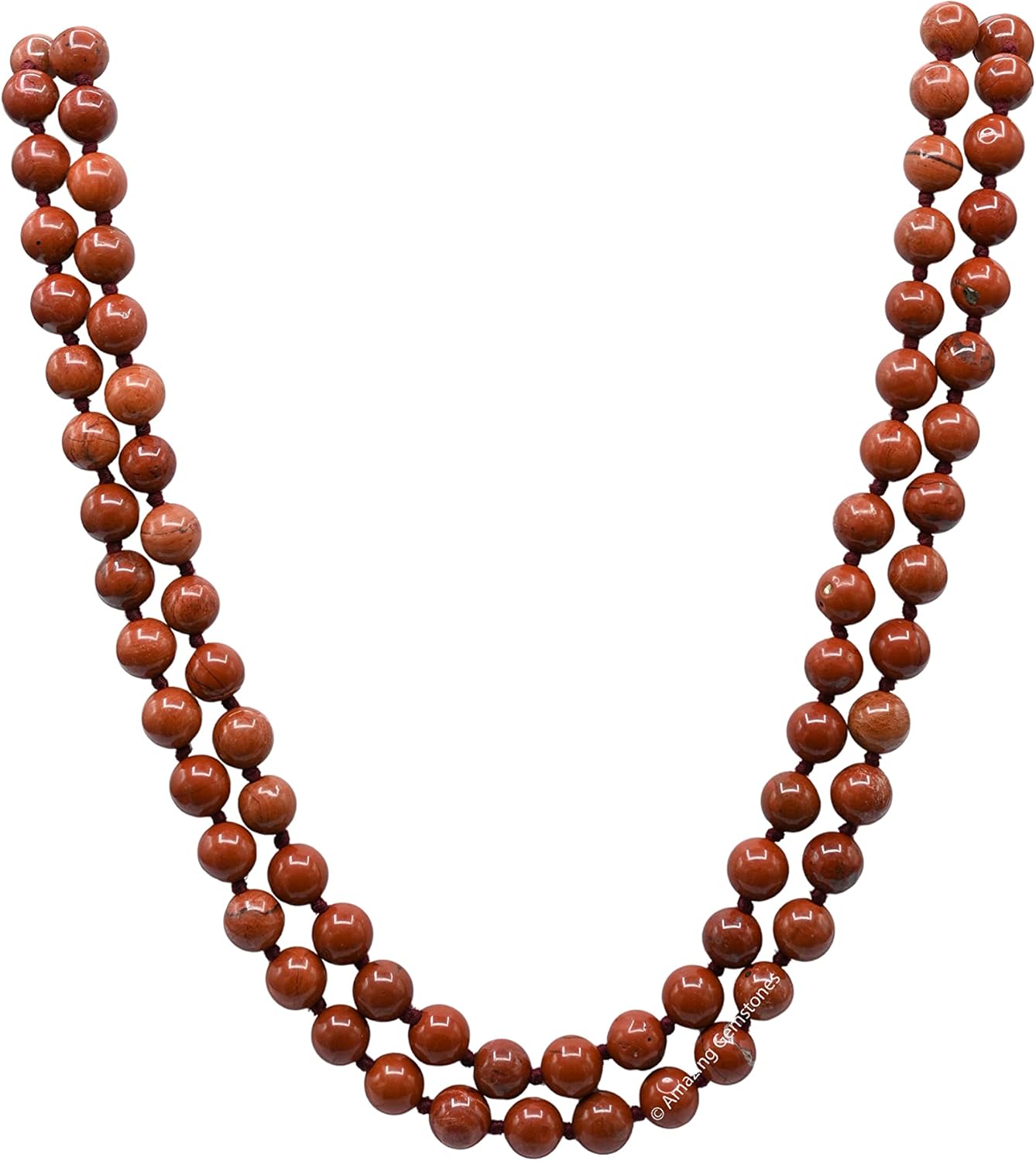 Amazing Gemstone 108 Beads Handmade Mala (Knotted, Rudraksha) - Colors B