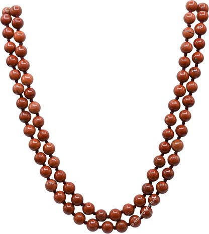 Amazing Gemstone 108 Beads Handmade Mala (Knotted, Rudraksha) - Colors B
