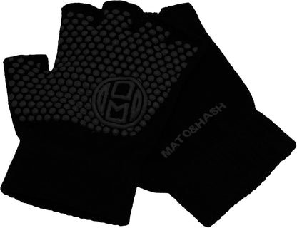 Mato & Hash Yoga Pilates Fingerless Exercise Grip Gloves