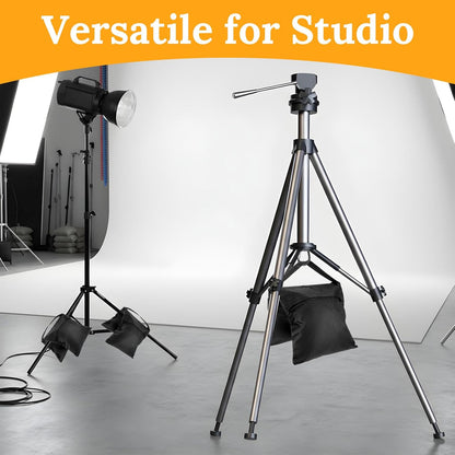 8 Pack Heavy Duty Sandbags with Clips, 20"x9.6" Oxford Cloth Weight Bags for Photography Studio Light Stand, Canopy, Tripod & Outdoor Tent
