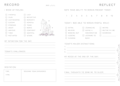 Mindfulness: A Day and Night Reflection Journal (Inner World)
