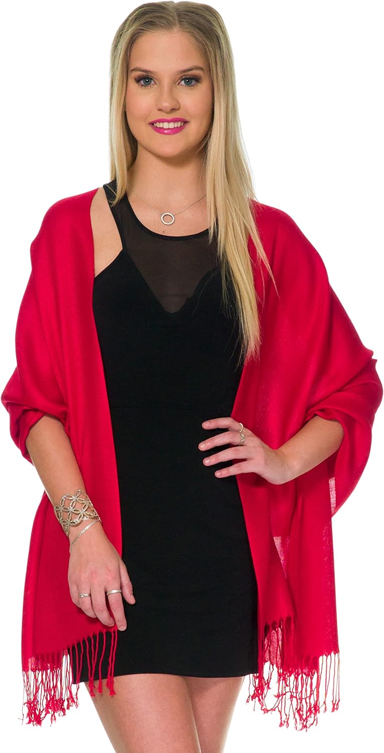 Pashmina Shawls and Wraps for Evening Dresses, Large Soft Pashminas Wedding Shawl