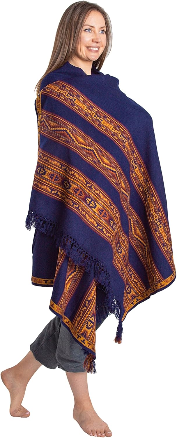 Meditation Shawl or Blanket, Exotic Shawl/Wrap, Oversize Scarf or Stole. Unisex