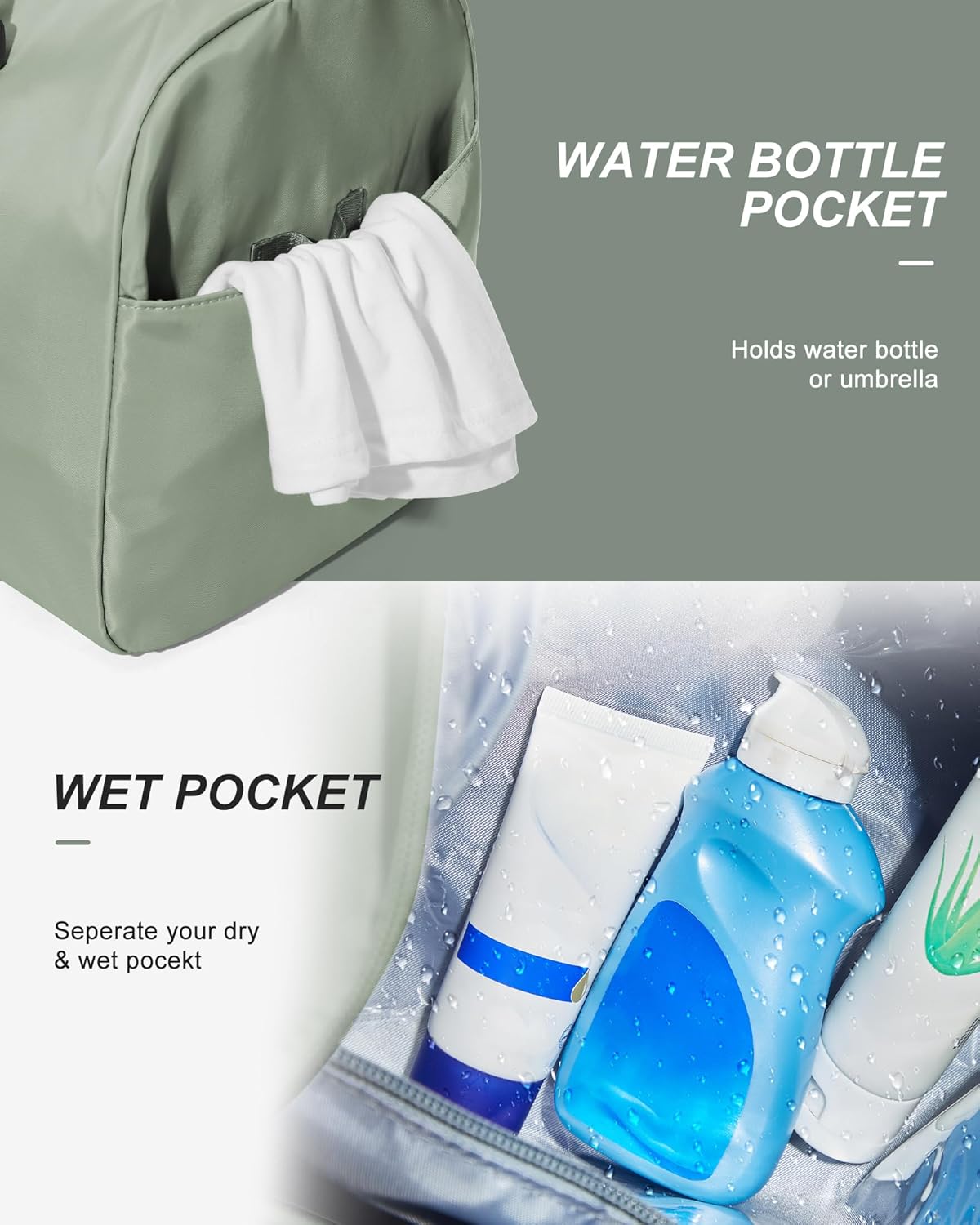 Gym Bag Womens Mens with Shoes Compartment and Wet Pocket Travel Duffel Bag for Women for Plane Sport Gym Tote Bags Swimming Yoga Waterproof Weekend Overnight Carry on Bag Hospital Holdalls - Colors B