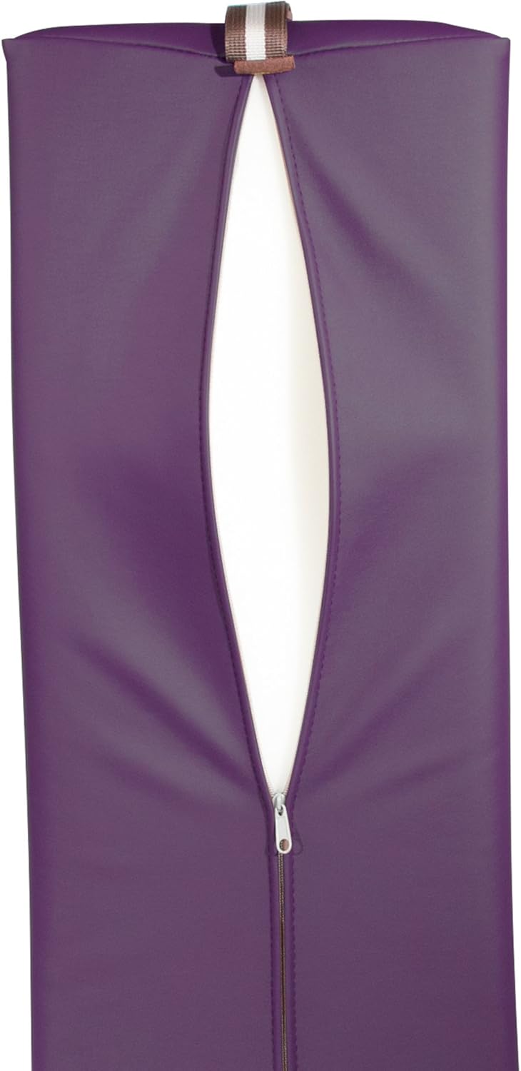 Master Massage 9"x26" Semi-round Massage Bolster -black