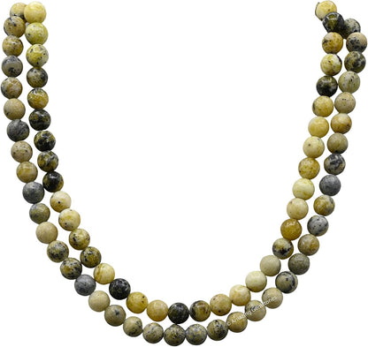 Amazing Gemstone 108 Beads Handmade Mala (Knotted, Rudraksha) - Colors A