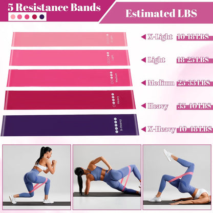 14 Pcs Pilates Kit Home Workout Kit for Women,Pilates Equipment Kit for Gym Studio Travel