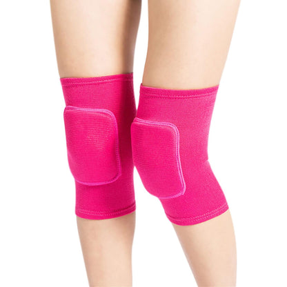 Men Women Protective Knee Pads, Anti-Slip Padded Sponge Knee Brace Knee Support for Football Volleyball Dance Skating Basketball Sports (Medium,Nude)