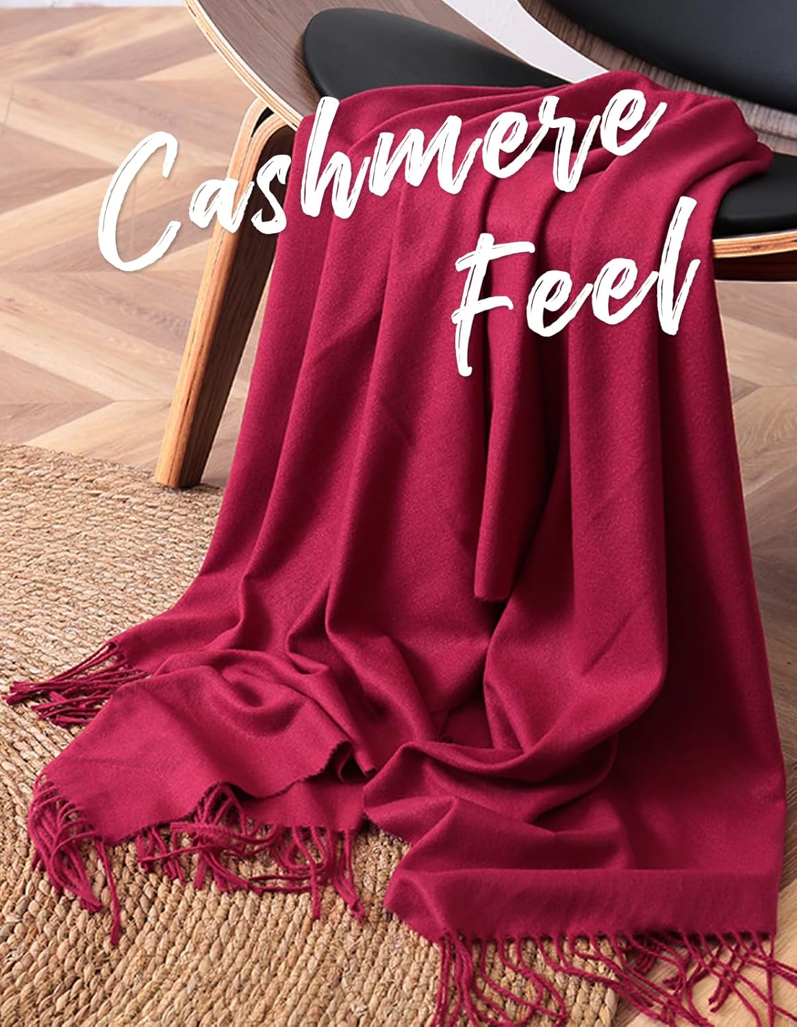 Women's Scarf Pashmina Shawls and Wraps for Evening Dress Wedding Bridal Bridesmaid Winter Warm Long Large Scarves - Colors B