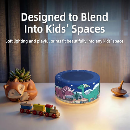 Kipcush Automatic Tibetan Meditation Bowl Sound Machine - 7 Himalayan Tones + 7 Color Night Light - Timer & Touch Control - No Manual Striking for Yoga, Chakra Healing, Stress Relief - Plug In
