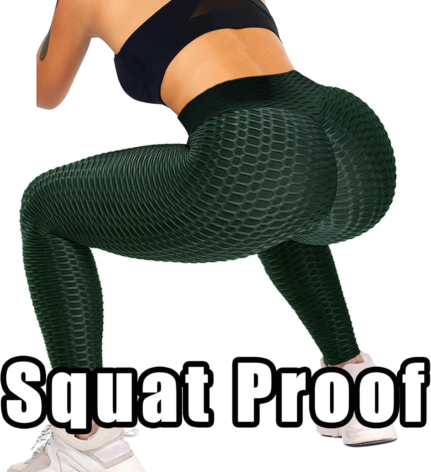 JGS1996 Butt Lifting Leggings for Women Tummy Control Workout Yoga Pants High Waisted Scrunch Booty Gym Tights