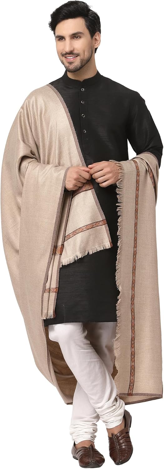 Weavers Villa Meditation Shawl/Wrap, Oversize Scarf or Stole. Unisex
