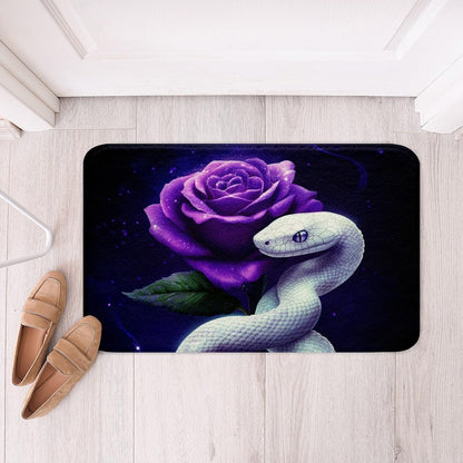 Erosebridal Yoga Bathroom Rugs Gradient Bath Mat,Meditation 20"X 32" Doormats Floor Mats for Kids Boys Girls Teens Lotus Art Non Slip Bath Rug