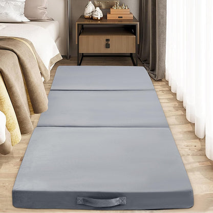 BALAPET Floor Lounger Pillow,Foldable Soft Memory Foam Floor Pillow Portable 3-Piece Folding Pillow with Handle,Suit for Meditation,Playing,Yoga,Reading,Sleeping(Dark Gray)