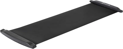 ProsourceFit Slide Board Mat for Exercise 6’ with End Stops, Booties & Carrying Bag for Low-Impact Indoor Home Workouts and Sports Training