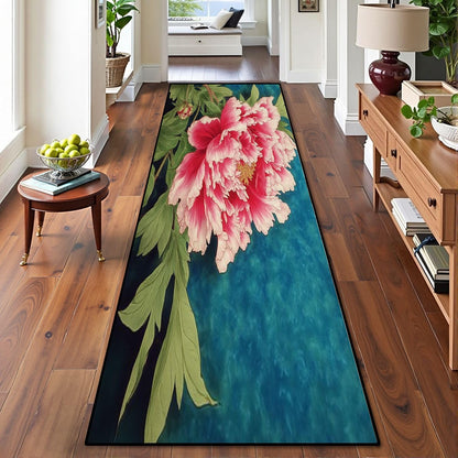 Runner Rug Washable 2x8 Leopard Print Seamless Leopard Skin Fashionable Cheetah Fur Non-Slip Hallway Area Rug Indoor Outdoor Home Decor for Entryway Bathroom Kitchen Carpet Yoga Floor Mat