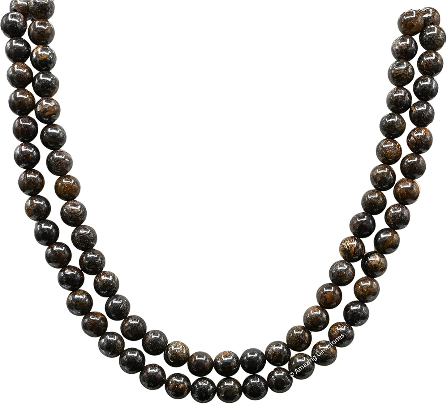 Amazing Gemstone 108 Beads Handmade Mala (Knotted, Rudraksha) - Colors B