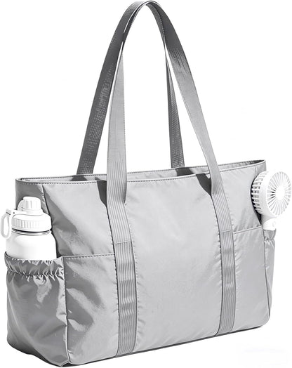 Tote Bag for Women, 26L Capacity Travel Purses Work Bag, Small Zipper Tote Bag for Travel Nurse Gym Teacher