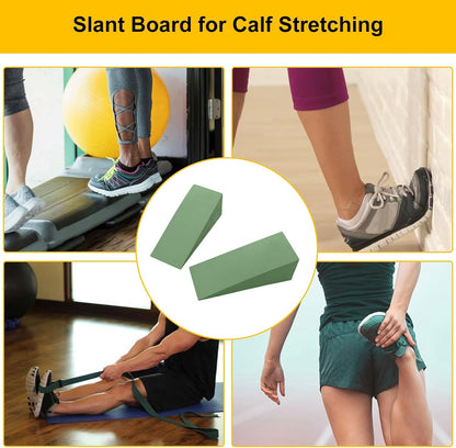 Yoga Foam Wedge, Yoga Wedges Block, Foams Slant Board, Professional Height FoamWedge for Exercise, Weightlifting Calf Stretcher SlantBoard, Foam Incline Slant Board, for Yogas