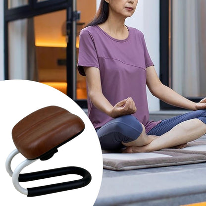 Menolana Kneeling Meditation Stool, Prayer Bench Adjustable Height, Portable Meditation Bench, for Studio Yoga Praying Prayer, Black
