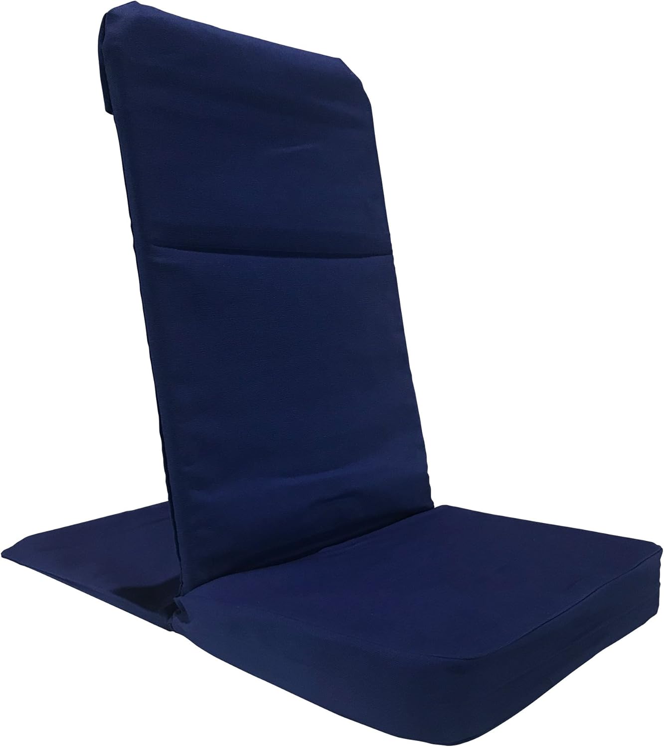 Original BackJack-Made in THE USA- Royal Cotton Fabric Lightweight Floor Seating Chair for Gaming, Families, Parents, Daycare, Back Support, Reading, Yoga, Meditation, Dorm, School