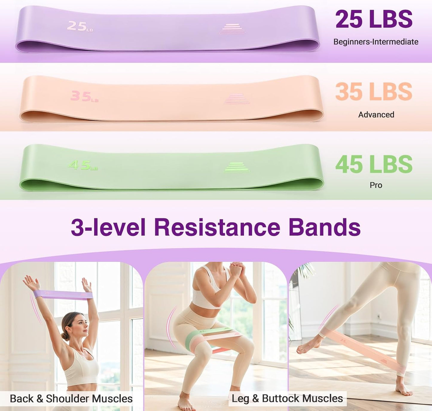 Rhino Valley Home Pilates Kit for Women, Pilates Workouts Set, Pilate Equipment with Circle Ring and Ball, Resistance Bands,Guide, Yoga Fitness Essentials Full Body Exercise Home Kit for Beginners