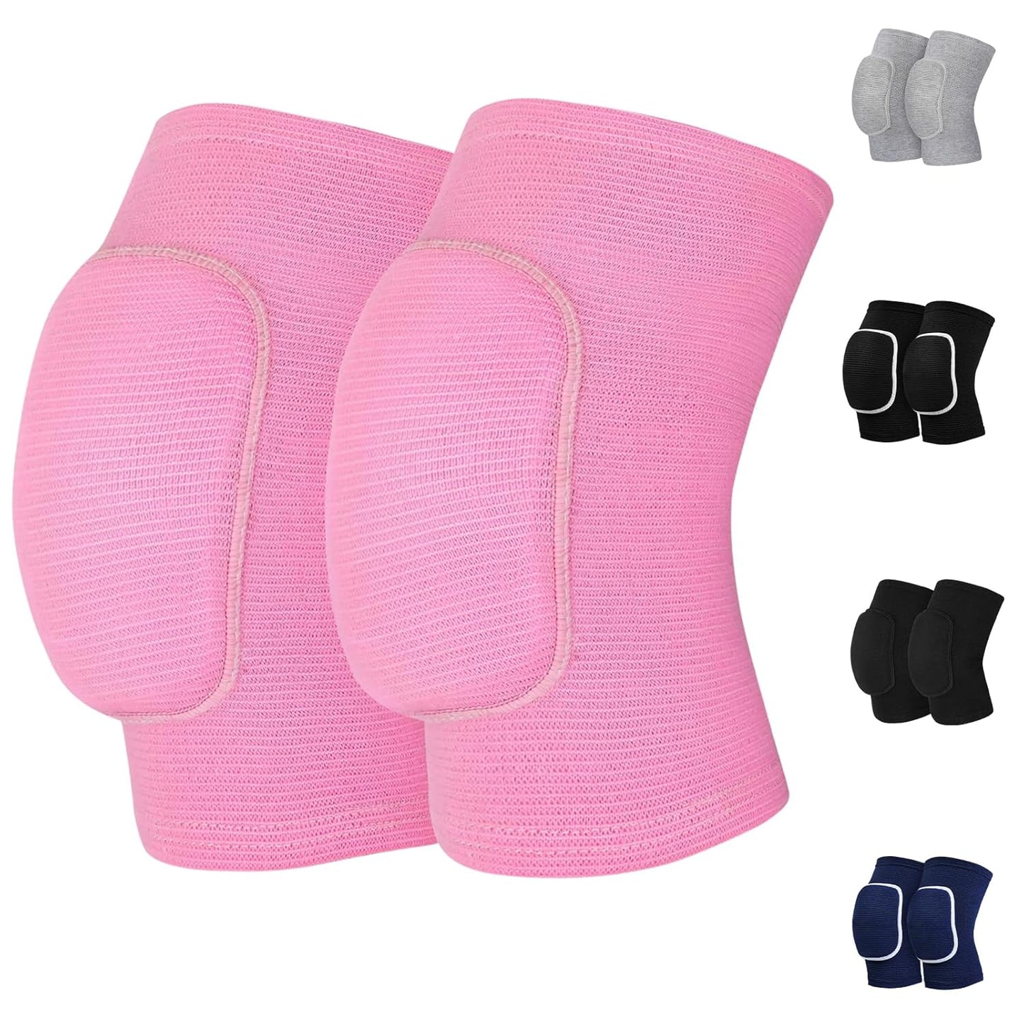 HISFFOG Volleyball Knee Pads for Women, Men, Youth, Girls, Kids, Knee Brace for Volleyball Basketball Football Dance Yoga Tennis Running Cycling Workout Climbing Wrestling