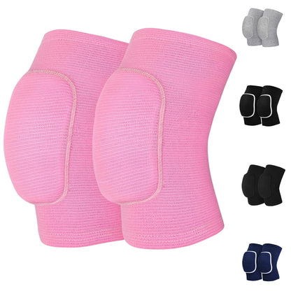 HISFFOG Volleyball Knee Pads for Women, Men, Youth, Girls, Kids, Knee Brace for Volleyball Basketball Football Dance Yoga Tennis Running Cycling Workout Climbing Wrestling