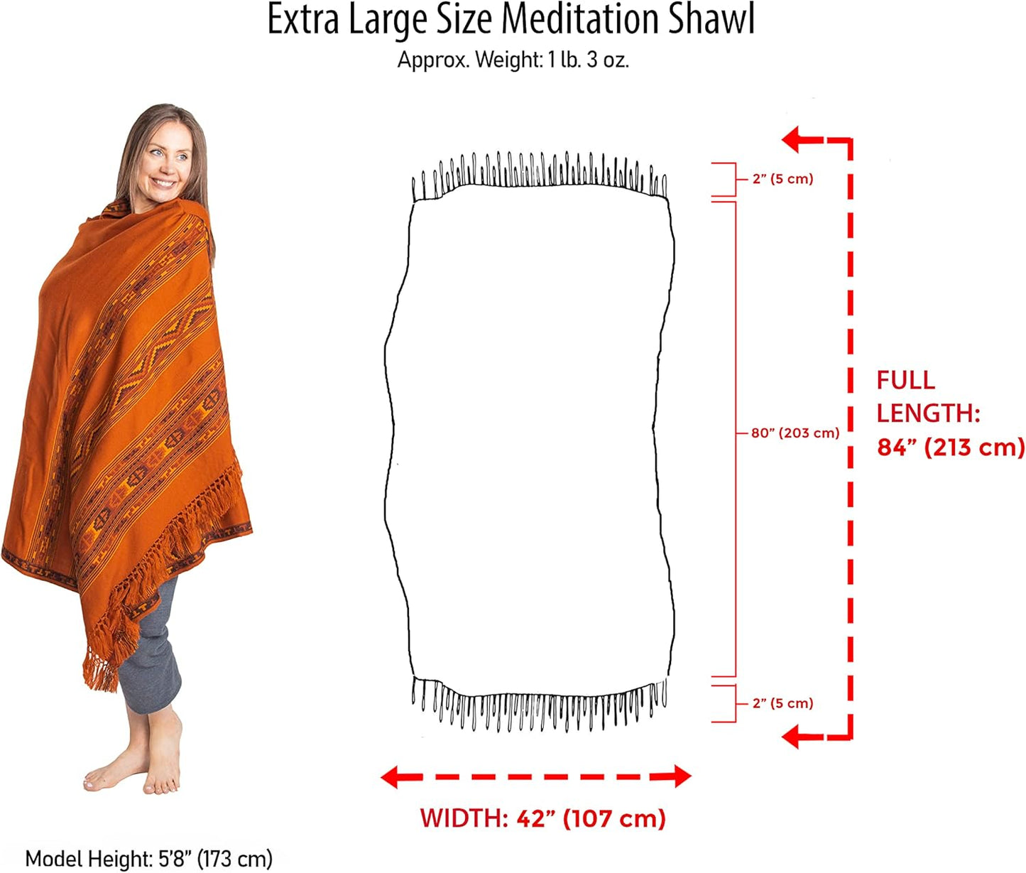 Meditation Shawl or Blanket, Exotic Shawl/Wrap, Oversize Scarf or Stole. Unisex