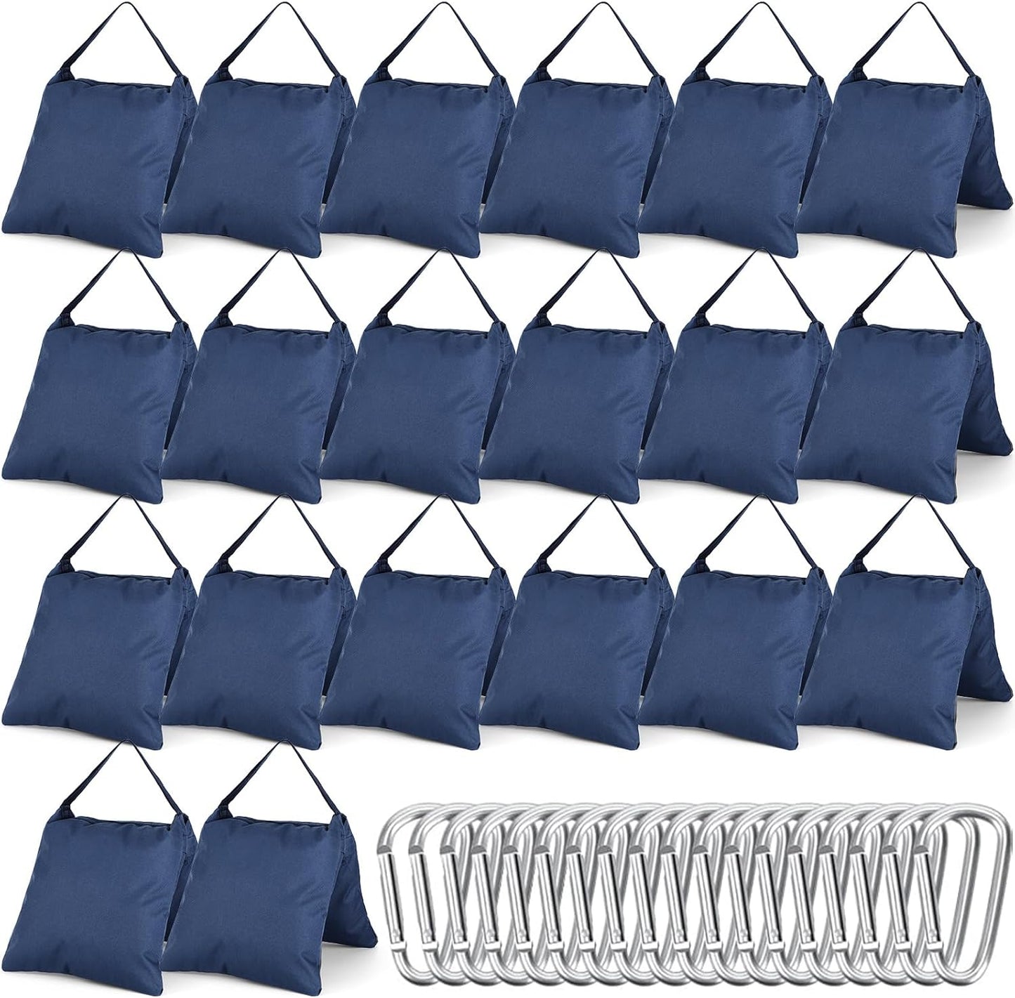 Nuogo Photography Sand Bags Heavy Duty Weight Bags with Metal Hooks, Stabilize Tripods for Wedding Outdoor, Photography Video Studio Boom Mics Furniture Against Wind