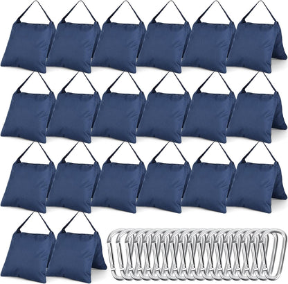 Nuogo Photography Sand Bags Heavy Duty Weight Bags with Metal Hooks, Stabilize Tripods for Wedding Outdoor, Photography Video Studio Boom Mics Furniture Against Wind
