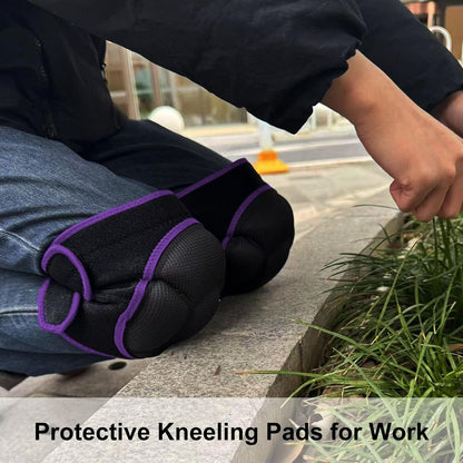 Men/Women Knee Pads For Cleaning, Work, Mechanic, Floors,With Soft Foam Kneepads Perfect For Kneeling for Gardening and Housework,Painter,Housekeeping,Weeding/Planting,Photographe.Black L (1 Pair)