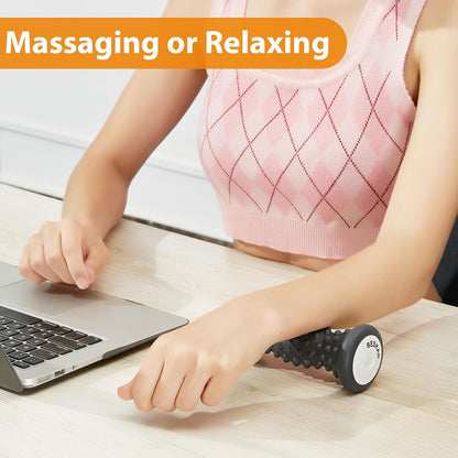 BESKAR Foot Massage Roller for Relief Plantar Fasciitis, Foot Reflexology Tool Pressure Point Massage Roller, Deep Tissue Massage for Relieving Feet Arch Heel Pain, Myofascial Pain Syndrome