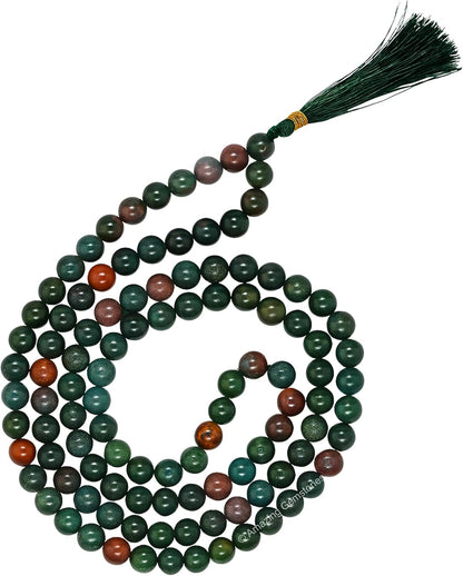 Amazing Gemstone 108 Beads Handmade Mala (Knotted, Rudraksha) - Colors B