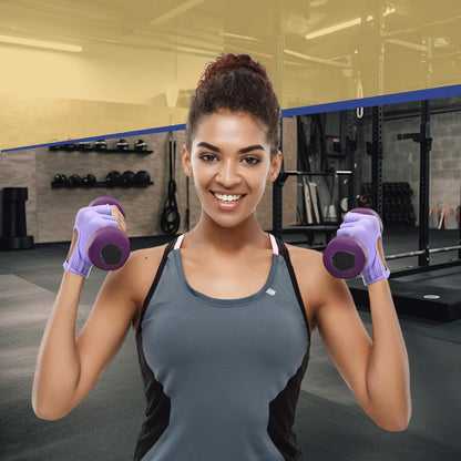 Shyyween 3 Pairs Silicone Grip Yoga Gloves Non Slip Fingerless Pilates Gym Workout Gloves for Women Men, One Size Fits Most, Comfortable and Breathable