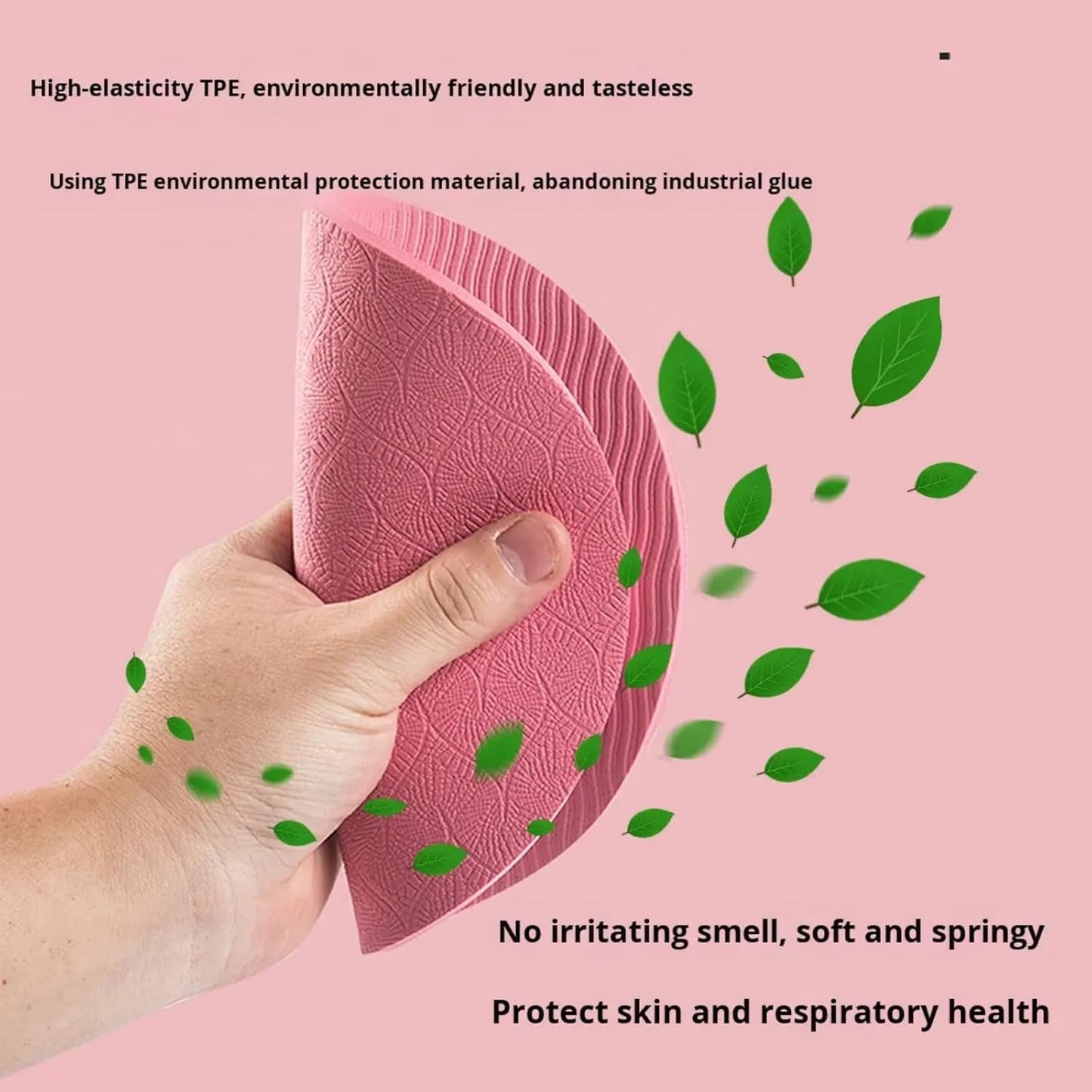2-piece set yoga knee pads and exercise mats - super thick anti slip support for thick boards, gardening, push ups, knees, Pilates, and floor exercises - knees, elbows, wrists