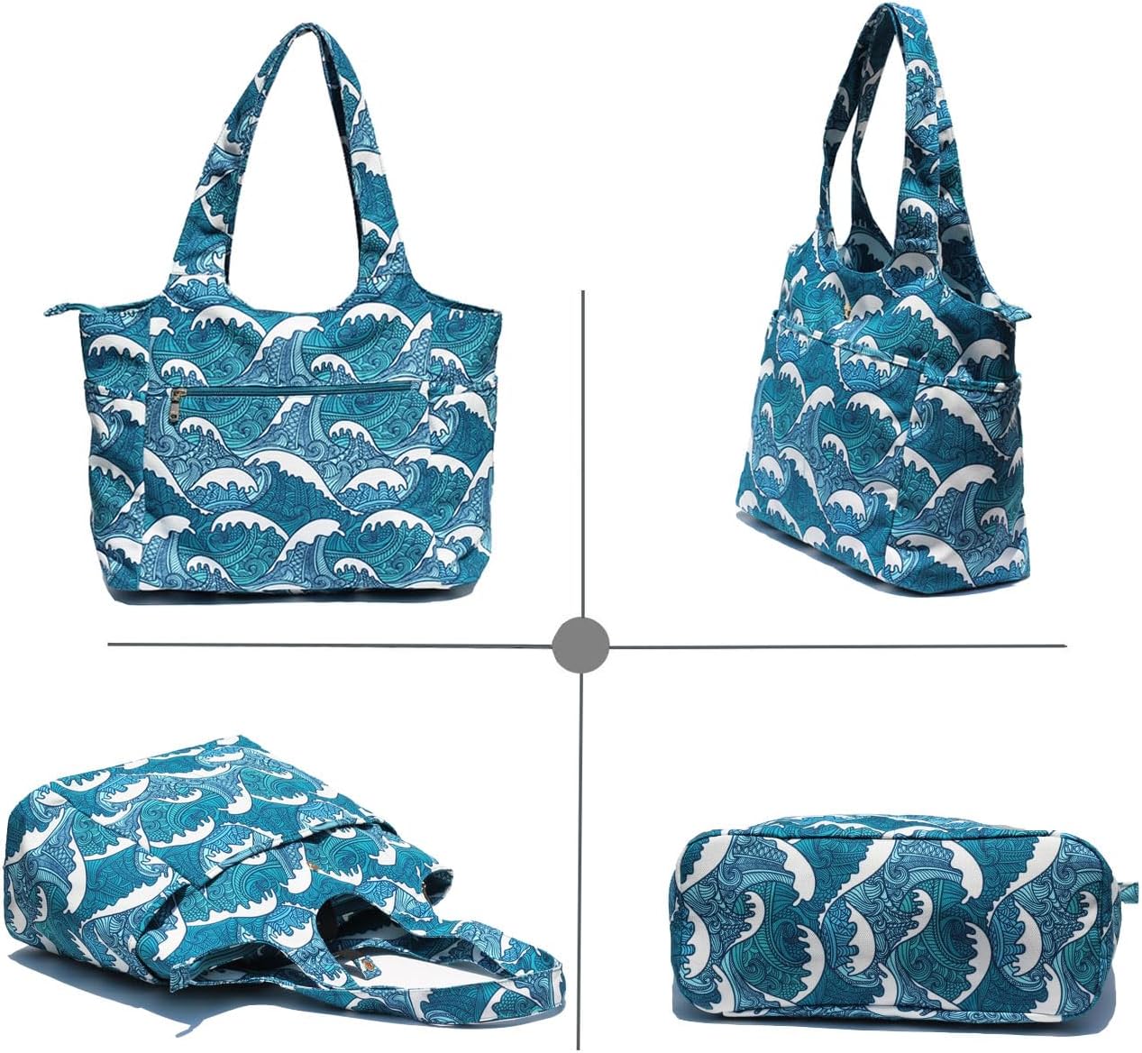 ESVAN Yoga Tote Bag Mat bag Women Shoulder Bags Carryall Tote for Travel Office Workout Gym Nurse Beach