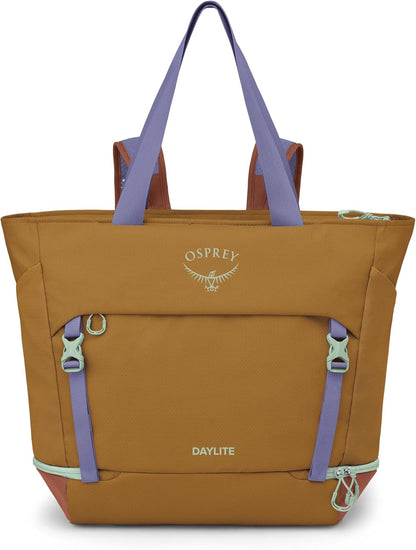 Osprey Daylite Large Tote Weekend Pack - Shoulder or Backpack Carry with Laptop Sleeve & Shoe Compartment, Torrent Blue