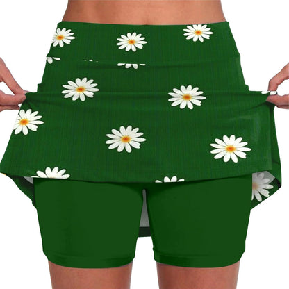 SHAOBGE Athletic Yoga Culottes for Women Solid Color Elastic Shorts Summer Lightweight High Waist Skinny Joggers Skirt 2024