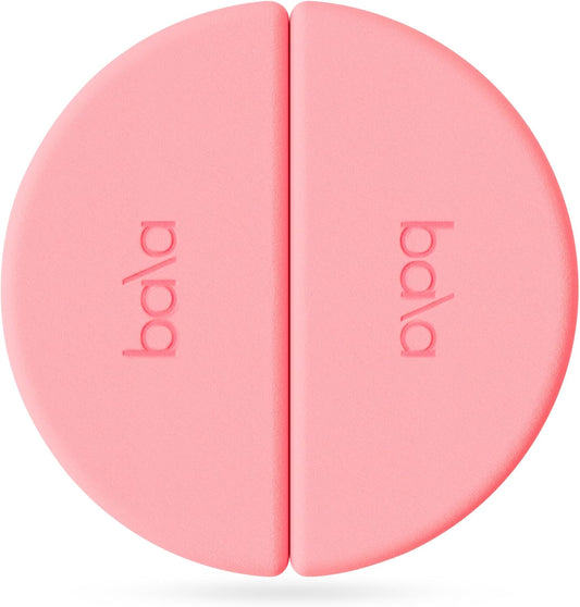 Bala Balance Blocks 2 Pack, Yoga Blocks for Working Out, (Blush) - Semi-Circular Yoga Accessories for Stretching & Exercise - Yoga Equipment for Home Workout - Yoga Block Essentials for Women & Men