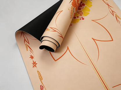 【BulgurYe】Yoga Mat * Nature Line -- Unique coating technique, Great wear resistance for a longer service life, Vividly printed pattern to protect eyes, Natural rubber base, Strong bounce resilience, Absorb sweat instantly to stay dry, Clean and hygienic.