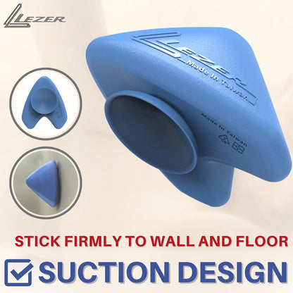 LEZER Trigger Massage Point, Manual Massage Ball, Muscle Knots Relief Tool, Myofascial Release, Physical Therapy, Deep Tissue Back Massage, Plantar Fasciitis, 2.9 in x 2.1 in (Blue)