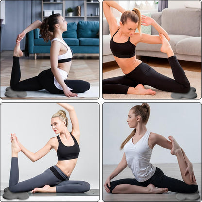 2 packs Yoga Knee Pad Mats Extra Thick for Knees Elbows Wrist Hands Head Foam Pilates Kneeling pad Yoga Knee Cushion Thick Exercise Pads for Knees Elbows Wrist Hands Head Foam Pilates Kneeling pad，Support Foam Pads for Women and Men