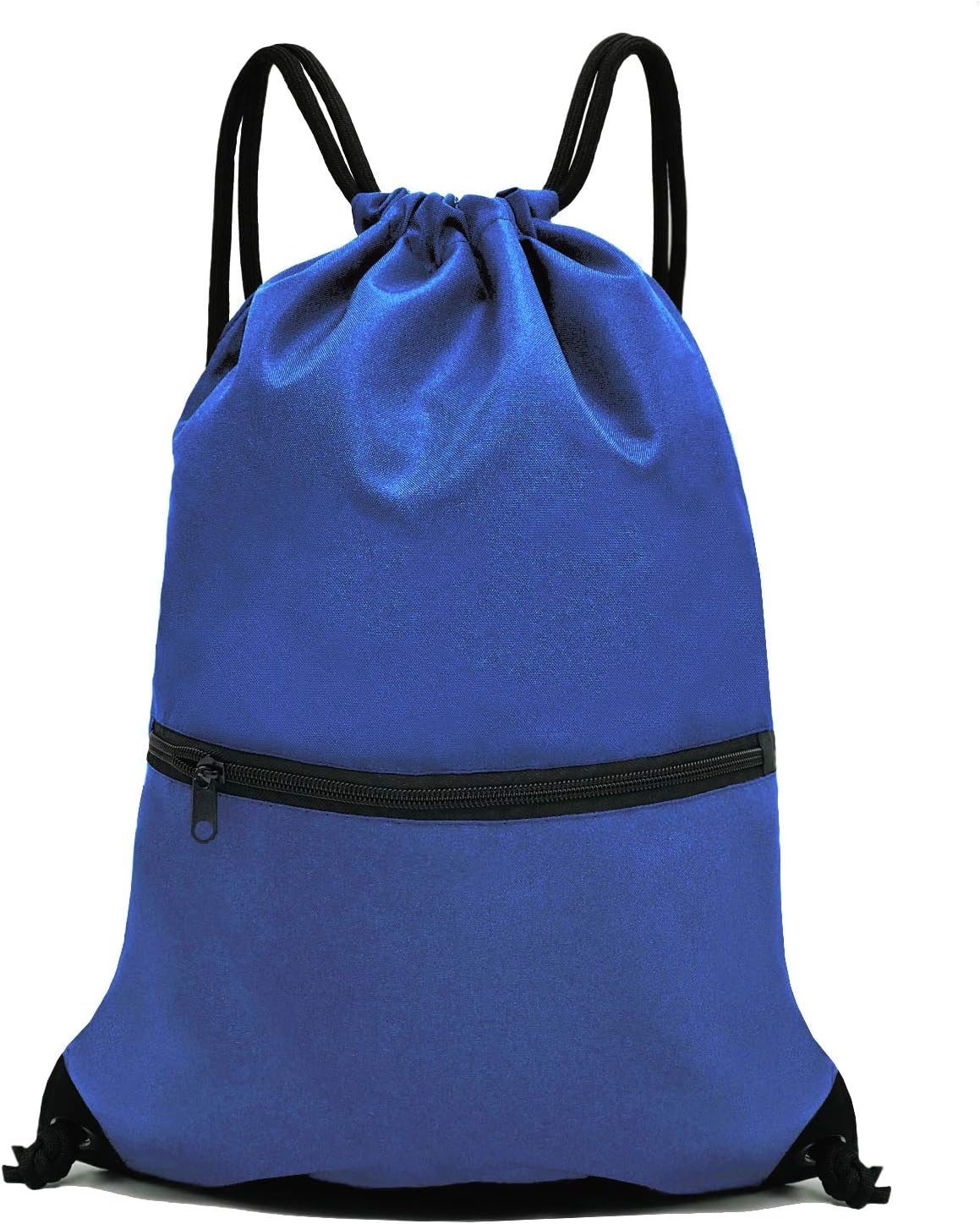 HOLYLUCK Drawstring Backpack Bag Sport Gym Sackpack - Colors A