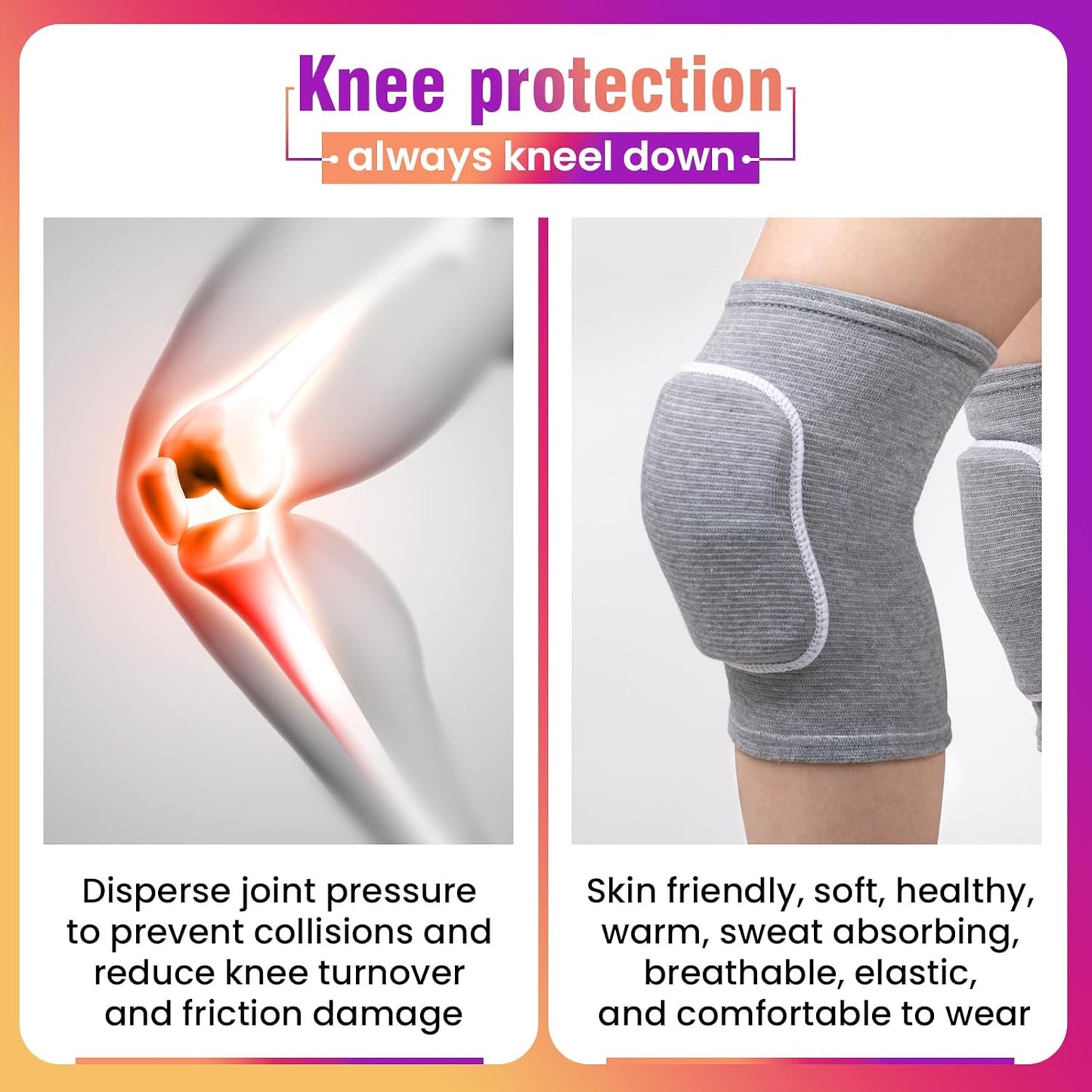Volleyball Knee Pads,Knee Pads for Women,Men,Kids,Girls,Knee Brace for Basketball Volleyball Football Dance Yoga Tennis Running Cycling Workout Climbing (Black, Small)
